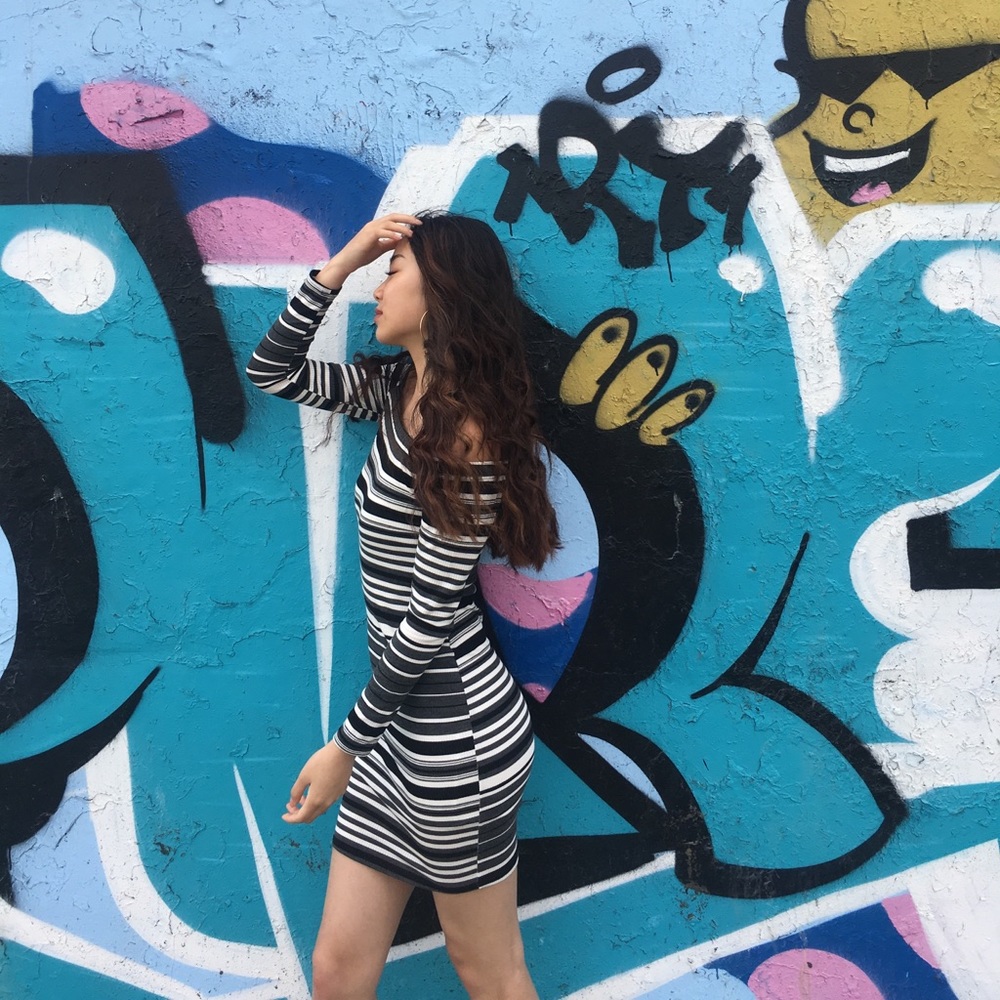 Cute off shoulder dress